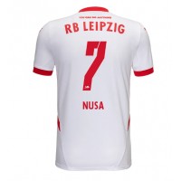 RB Leipzig Antonio Nusa #7 Fotballklær Hjemmedrakt 2024-25 Kortermet